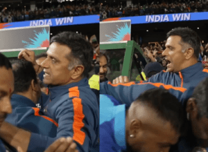 Video: After the victory, Rahul Dravid celebrated the victory very aggressively and enthusiastically, this form was seen for the first time