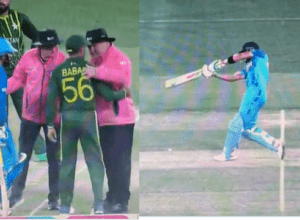 Video: Babar Azam did the slap for the NO BALL, he himself was justified by the former Pak player and slapped!