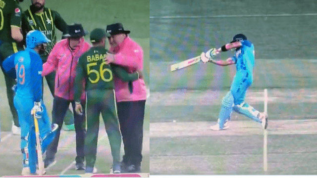 76EA7717-9962-4B48-8CF4-D1D0A9F04E15 Video: Babar Azam did the slap for the NO BALL, he himself was justified by the former Pak player and slapped!
