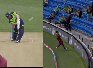 WI vs IRE: Paul Stirling created havoc, played an innings of 66 runs, WI out of WC, the reverberation of this six will be remembered, watch video