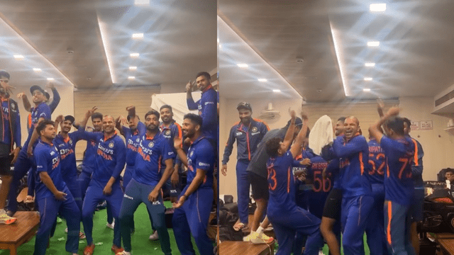 Video: After winning the series, the entire team looted Bhangra with Shikhar Dhawan in the dressing room, the video went viral