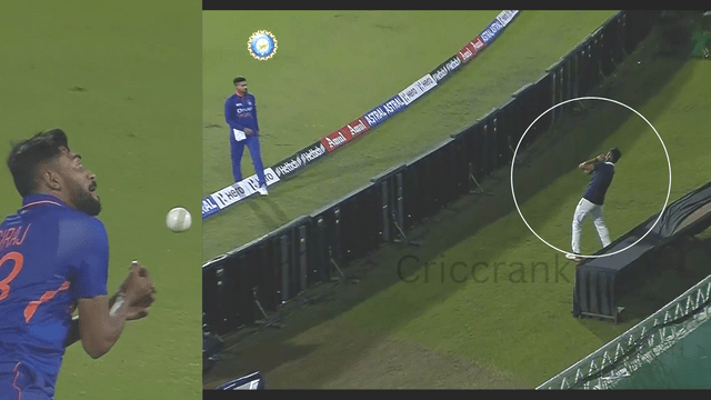 A4AEB625-E072-4E48-9D99-D311966ADE16 In IND vs SA match, the ball boy showed Rituraj, mirror to Siraj, showed what is fielding by taking a catch outside the boundary