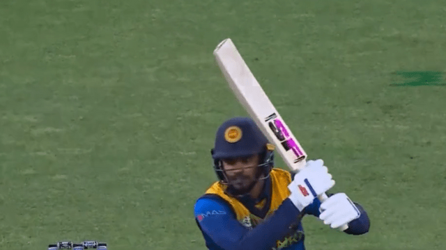David Warner's Superman avatar, saved a six by jumping in the air, cleverly worked