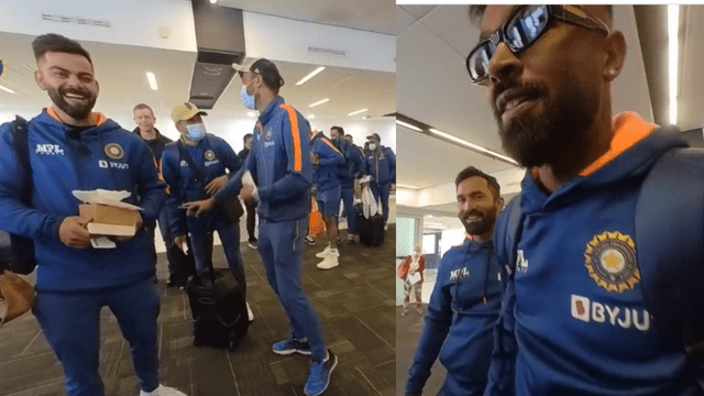 B72D7D3A-1993-47E8-8090-44DD3D4C480C Team India reached Brisbane to play the first warm-up match against Australia, Virat, Suryakumar looked super cool