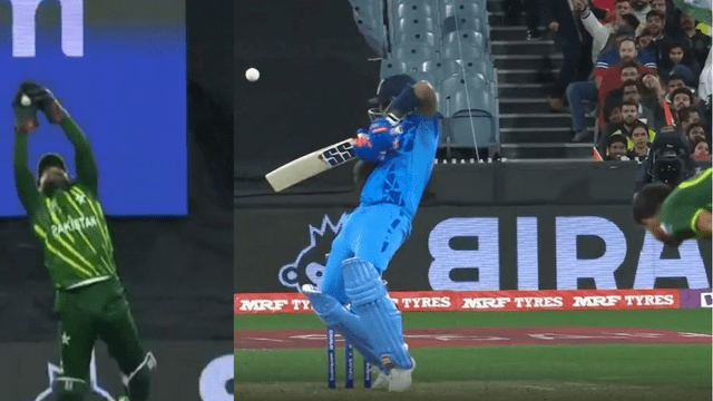 BB7DCF04-C817-4C53-B644-AF884C4649CF Suryakumar shines but Rauf's sizzling ball snatches away Suryakumar's shine, you are out after scoring 15 fiery runs