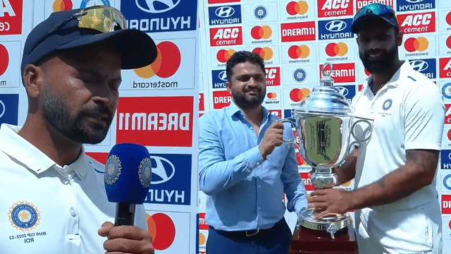 D79B7DA1-13EF-413B-A9E7-2109038D957B IRANI CUP 2022: Rest of India won the Irani Cup by 8 wickets, Mukesh became the man of the match, got rich, the rest of India captured 29 times