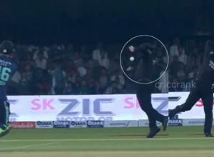 Video: Umpire Aleem Dar injured by Haider Ali's rocket speed shot, narrowly saved his life! Incident happened in PAK-ENG match