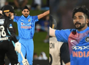 IND vs NZ: Arshdeep-Siraj's bowling wreaked havoc, for the first time in T20I two Indians did this, last 8 wickets fell for 30 runs, NZ scored 160