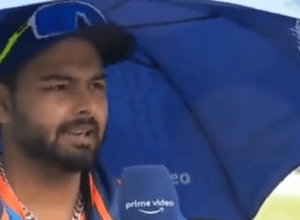 Rishabh Pant got angry on this question of Harsha Bhogle and said "Compare when I go on 30-32"