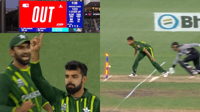 BF8D7EB4-F0DA-4286-AE7E-D16E84F0981C Shadab's rocket throw did all the work of Conway, stumps blown from 24 meters away created panic