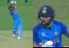 विडियो: विराट कोहली ने स्ट्रेट छक्का लगाकर दिलाई सचिन की याद, हसन के उड़ा दिए होश, बन गए ऐसे पहले बल्लेबाज