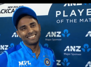 Second T20 Hundred Well Played Sky ♥️#SuryaKumarYadav#Sky #INDvsNZ pic.twitter.com/tBB7DOg9yu&mdash; Sayed Mehmood Rizvi (@MehmoodRizvi) November 20, 2022