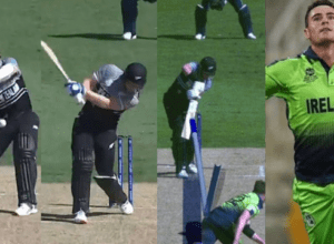 Joshua Little of Ireland created a ruckus by taking a hat-trick in the T20 World Cup