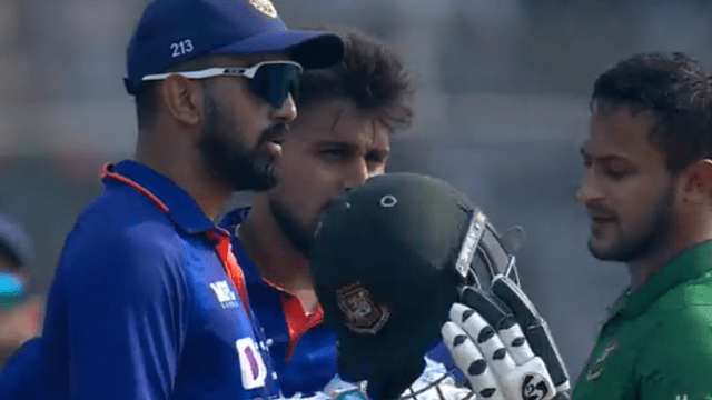 Shakib became helpless in front of Umran Malik's speed, 6 balls scared, helmet and sometimes the ball hit the stomach