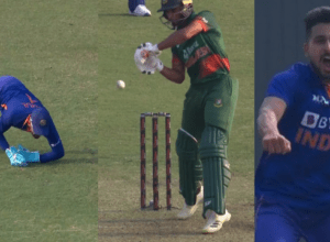 Umran showed stars in the day by OUT Mahmudullah, KL Rahul became superman, took amazing catch