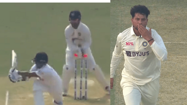 5614AE7F-ED60-4085-86C8-557A7AE78135 Shakib was playing sweep shots, Kuldeep blew the stumps, blew Shakib's senses
