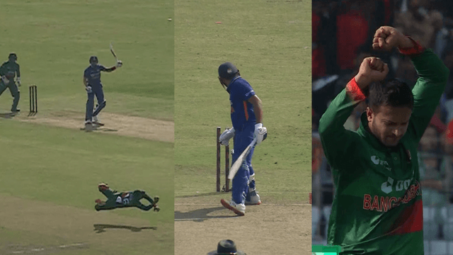 5BB00C22-73E4-4D57-9549-75952F1FD55E Shakib uprooted Rohit-Virat's wicket in 1 over, Liton Das's catch became