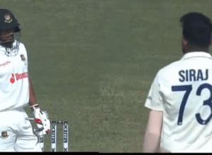 Mo. Siraj again played his old trick, now this player of Bangladesh got into a fight