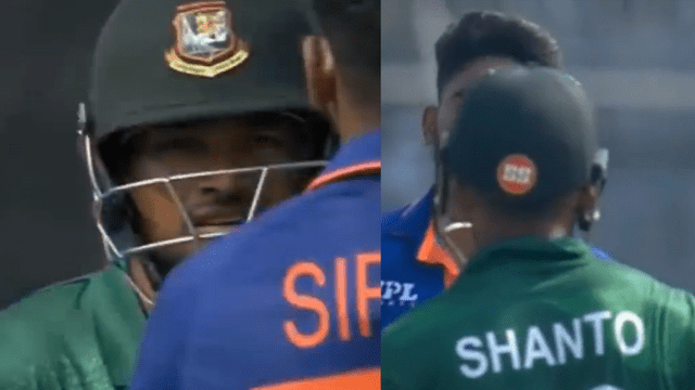 The war of words started in the live match between Mohammad Siraj and Nazmul, know what was Manjra