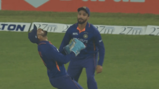 Team India lost the match by a missed catch by Lokesh Rahul, Rajat Patidar could have taken the catch!