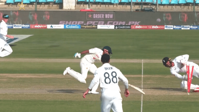 Agha Salman made Babar Azam RUN-OUT