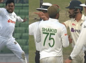Virat taught a lesson to Mominul, umpire intervened, drama happened when Virat was OUT