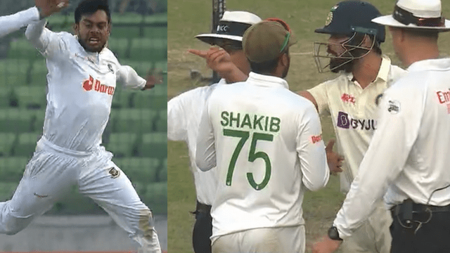 90EC1C62-7AFE-4C3B-A303-FBE3FA447DED Virat taught a lesson to Mominul, umpire intervened, drama happened when Virat was OUT