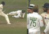 Virat got angry after being OUT for 1 run off Mehndi Hasan, the umpire calmed down, the matter got heated