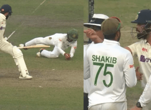 Virat got angry after being OUT for 1 run off Mehndi Hasan, the umpire calmed down, the matter got heated