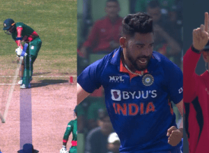 Mo. Siraj's inswing blew Anamul's senses, 1.3 degree swing ball created havoc, broke this record