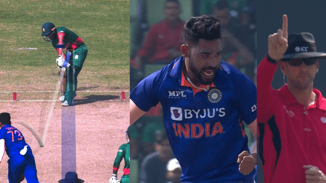 97ABD69D-EFDD-45D8-B3E2-6BD00823F9AA Mo. Siraj's inswing blew Anamul's senses, 1.3 degree swing ball created havoc, broke this record