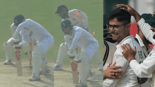 CRICCRANK (12) PAK vs ENG: Abrar Ahmed's mystery ball made Crawley go crazy, 1.6 degree swing ball took the stump