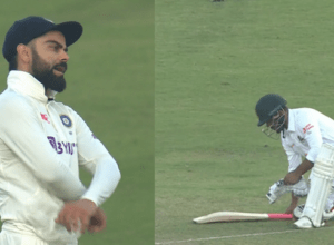 Virat pointed and said, "Take off your shirt too". Kohli's huge anger erupted Bangladeshi player wasting time