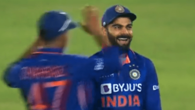 Virat Kohli took a tremendous catch of Shakib in the first ODI against Bangladesh
