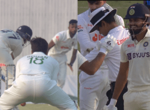 Shreyas did a great ride on the horse of luck! Despite the ball hitting the stump, NOT-OUT agreement was given, Ibadat Hussain lost his senses