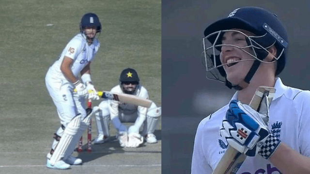 CRICCRANK (70) Joe Root started batting with his left hand against Mahmood, troubled Naseem Shah, then Babar lost his senses!