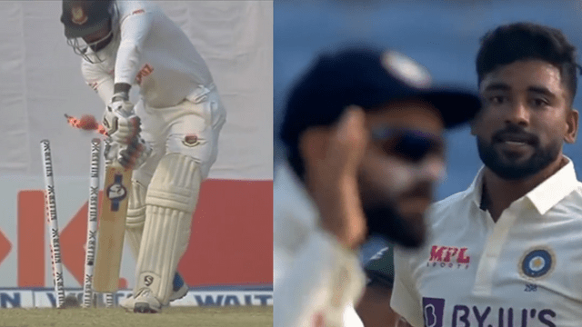 CRICCRANK (75) Siraj-Virat made fun of Liton Das! Siraj bowled BOLD at a speed of 141 km, this drama happened in the LIVE match
