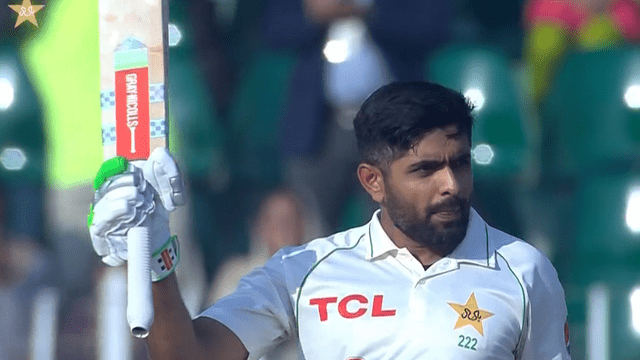 Babar Azam completed 8th century with fours, completed half century with sixes