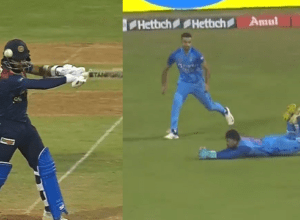 Ishan Kishan became Superman, jumped in the air and caught Aslanka's impossible catch, Umran Malik stunned