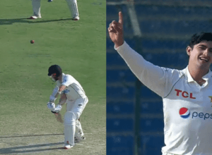 Naseem Shah hunted Williamson, made this mistake on the ball going out, Sarfaraz took amazing CATCH
