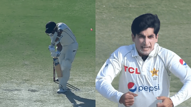 CRICCRANK - 2023-01-03T150441.308 Naseem Shah's banana swing blew away Ish Sodhi, brought back memories of swing king Bhuvneshwar Kumar
