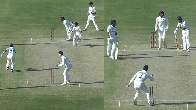 CRICCRANK - 2023-01-03T164455.389 Babar Azam was made RUN-OUT by Imam-ul-Haq, drama took place in the live match, in the middle of the field, each other seemed to be blamed!