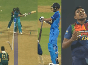 Mahesh Tikshana did Shubman Gill's work with carrom ball, even DRS could not save the wicket