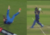 Rahul Tripathi became a super man in the debut match, jumped in the air and took Nisanka's tremendous match, Hardik-Akshar danced happily