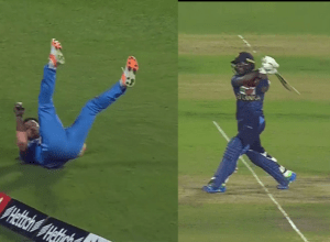 Rahul Tripathi became a super man in the debut match, jumped in the air and took Nisanka's tremendous match, Hardik-Akshar danced happily