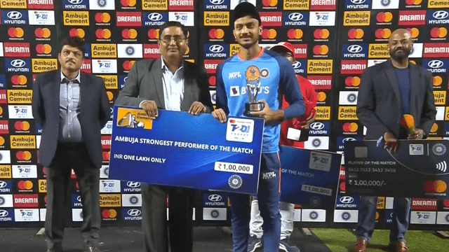 CRICCRANK - 2023-01-06T131318.522 INDvsSL: Despite the defeat, Akshar Patel became rich, won the award by playing a stormy innings of 65 runs, Sri Lanka shook with 6 sixes