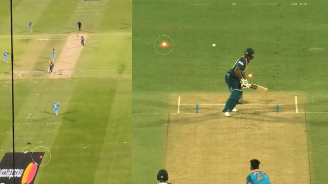 CRICCRANK - 2023-01-06T141238.248 Umran Malik's 147 km rocket speed ball flew 25 meters away from Rajapaksa's wicket