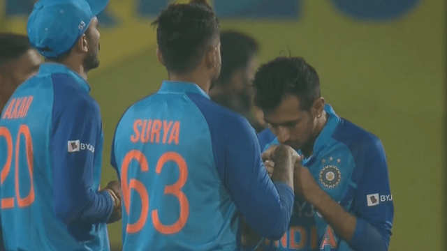 CRICCRANK - 2023-01-08T014503.427 Chahal could not stop himself after seeing Suryakumar Yadav's stormy batting, Chahal