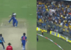 Sitting on his knees, Lokesh Rahul hit a stormy six, the ball flew off with the bat, Hasranga was surprised