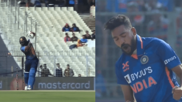 CRICCRANK - 2023-01-12T151719.151 India vs Sri Lanka, 2nd ODI: Avishka Fernando hit a hat-trick of fours, Siraj snatched the smile by blowing the middle stump